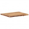 Superficie de mesa de madera maciza de acacia 80x(50-60)x3.8 cm 5