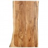 Superficie de mesa de madera maciza de acacia  100x(50-60)x2.5 cm 1