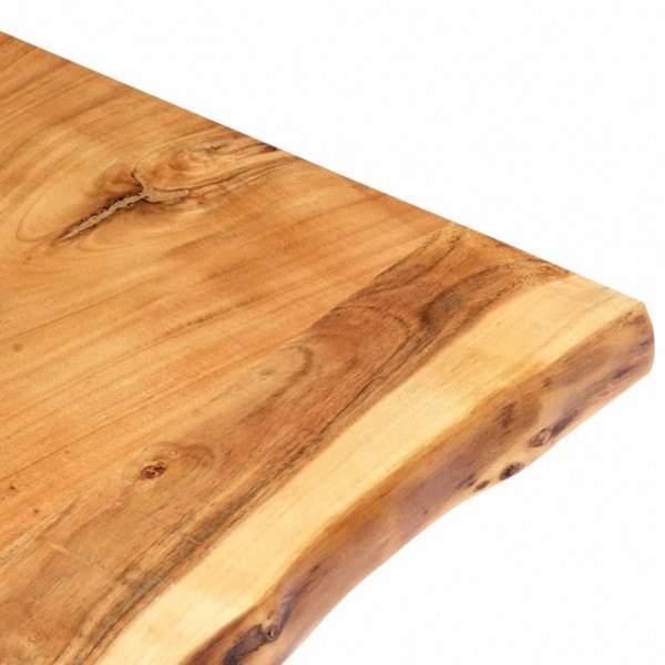 Superficie de mesa de madera maciza de acacia 100x(50-60)x3.8 cm M 3