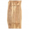 Superficie de mesa madera maciza de acacia 118x(50-60)x2.5 cm 2