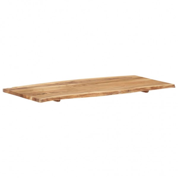 Superficie de mesa madera maciza de acacia 118x(50-60)x2.5 cm M 4