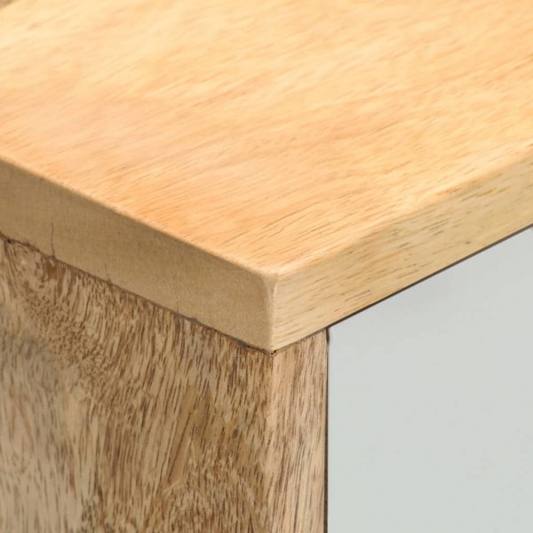 Mueble para TV de madera maciza de mango 110x35x48 cm M 2