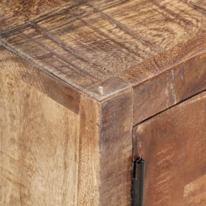 Mueble para la TV de madera maciza reciclada 120x30x40 cm H