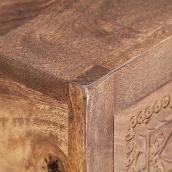 Mesa consola 90x30x75 cm madeira de mangueira maciça M 2