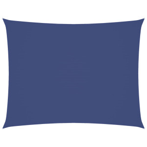 Para-sol estilo vela tecido oxford retangular 2.5x4 m azul H