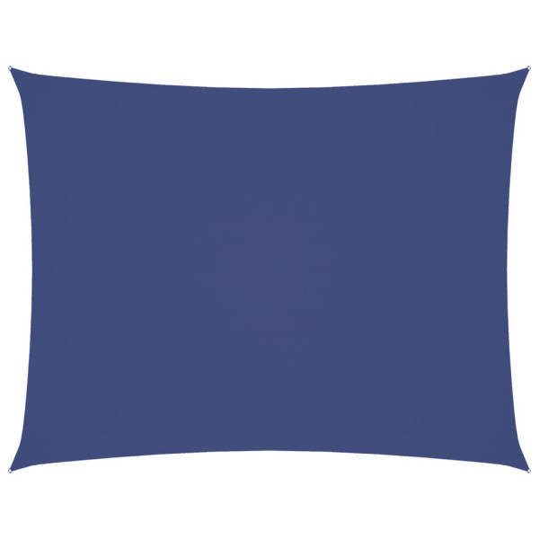 Toldo de vela rectangular tela Oxford azul 2.5x4 m M 2