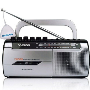 Radio cassete Daewoo DW1107 plata H
