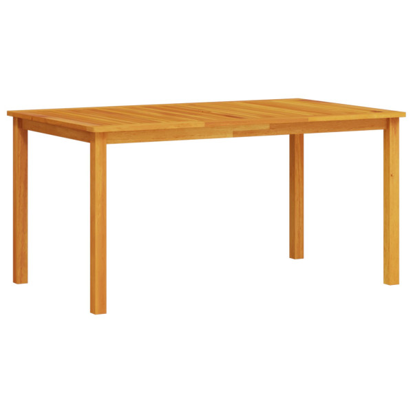 Juego de comedor de jardín de 5 piezas en madera maciza de acacia M 5