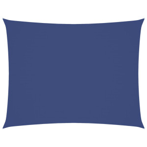 Toldo de vela rectangular tela oxford azul 5x7 m H