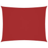 Toldo de vela rectangular tela Oxford rojo 2x3.5 m 2