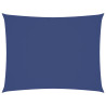 Toldo de vela rectangular de tela oxford azul 5x6 m 2