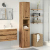 Armario de baño madera ingeniería roble artisan 32x34x188.5 cm 3