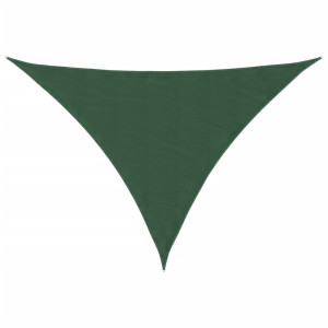 Para-sol vela tecido oxford triangular 3x4x4 m verde-escuro H