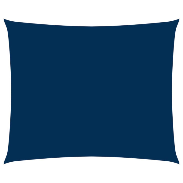 Para-sol estilo vela tecido oxford retangular 3x5 m azul M 2