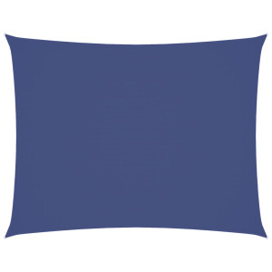 Para-sol estilo vela tecido oxford retangular 3x4.5 m azul H