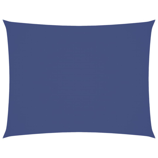 Para-sol estilo vela tecido oxford retangular 3x4.5 m azul M 2
