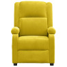 Sillón reclinable terciopelo amarillo 3