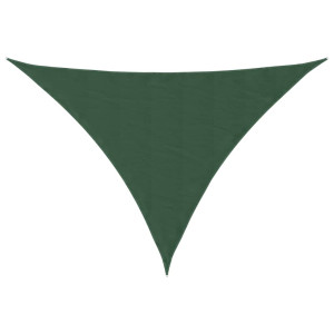 Para-sol vela tecido oxford triangular 4x4x5.8 m verde-escuro H
