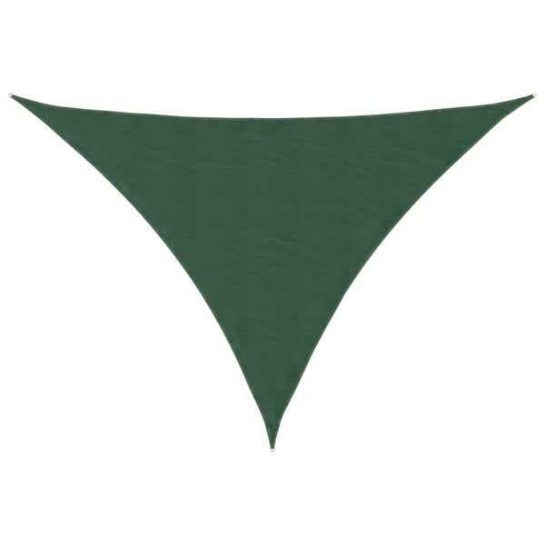 Para-sol vela tecido oxford triangular 5x6x6 m verde-escuro M 2