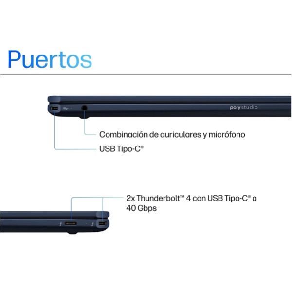 HP OMNIBOOK X FLIP 14" Intel Core Ultra 7 32GB RAM 1TB 14-FM0008NS azul M 10