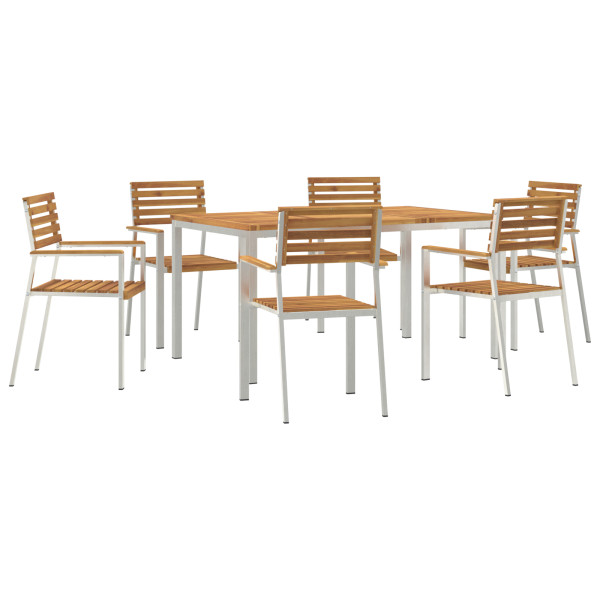 Conjunto de Jantar de Jardim 7 pcs M 2