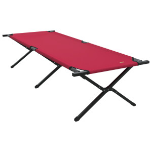 Cama Solar Plegable  con Bolsa de Transporte Tela Oxford 600D Roja H