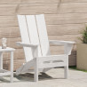 Silla Adirondack Plegable  Blanca 74.5x80.5x90 cm HDPE 1