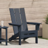 Silla Adirondack Plegable Azul Marino 74.5x80.5x90 cm HDPE 1