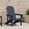 Cadeira Adirondack Azul-marinho 74x82x91 cm HDPE 1