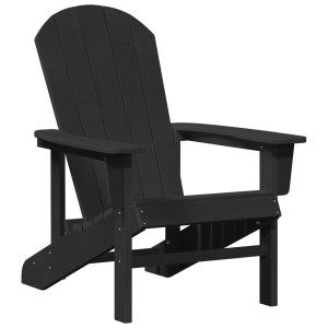 Cadeira Adirondack Preta 74x82x91 cm HDPE H