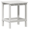 Mesa lateral Adirondack  blanca 38x38x45 cm HDPE 2
