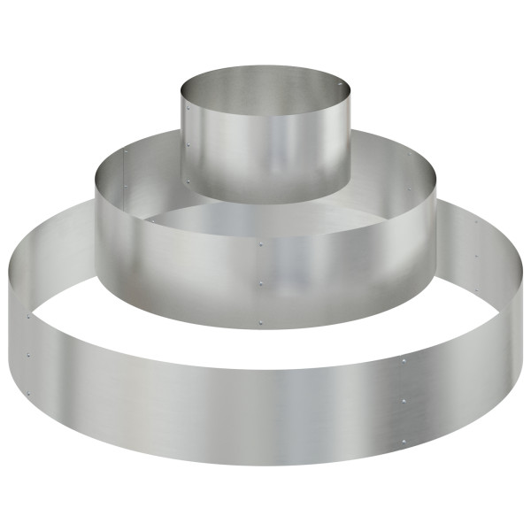 Plantadeira de Metal Aço galvanizado Ø 120 cm Durável M 2