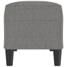 Banco de tela gris oscuro 100x35x41 cm 4