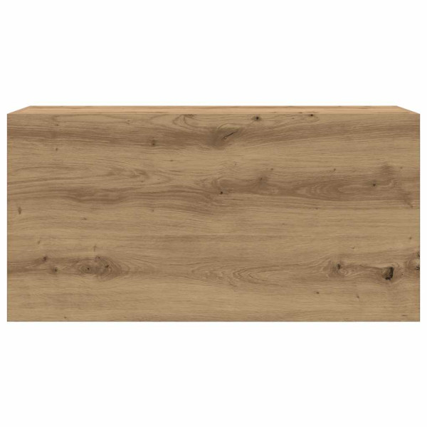Mueble de pared baño madera ingeniería roble artisan 80x25x40cm M 5
