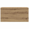Mueble de pared baño madera ingeniería roble artisan 80x25x40cm 5