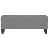 Banco de tela gris oscuro 100x35x41 cm 3