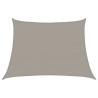 Toldo de vela trapecio HDPE gris claro 160 g/m² 4/5x3 m 2
