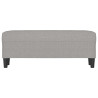 Banco de tela gris claro 100x35x41 cm 3