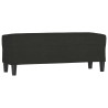 Banco de tela negro 100x35x41 cm 2