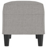 Banco de tela gris claro 70x35x41 cm 4