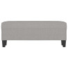 Banco 100x35x41 cm tecido cinza-claro 3