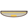 Alfombrilla escalera 30 uds marrón café 56x17x3 cm 4