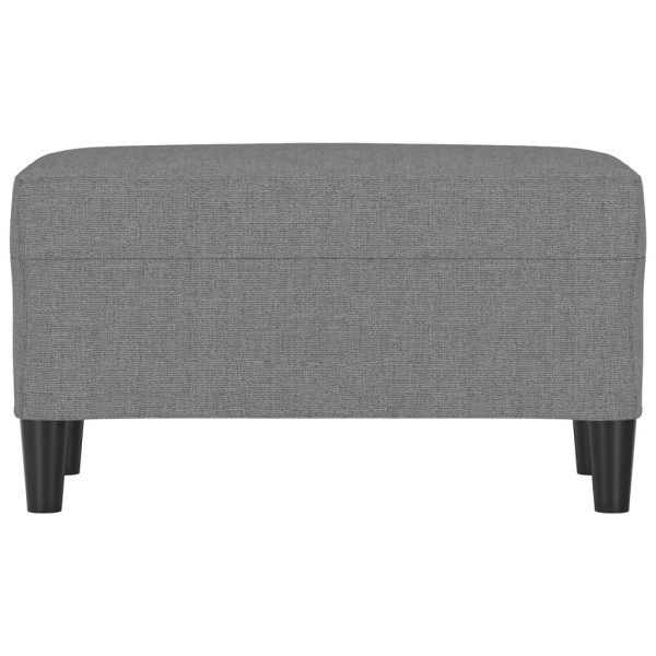 Banco de tela gris oscuro 70x35x41 cm M 3