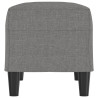 Banco de tela gris oscuro 70x35x41 cm 4