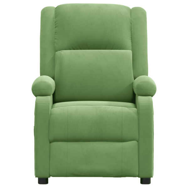 Poltrona de massagens veludo verde-claro M 3