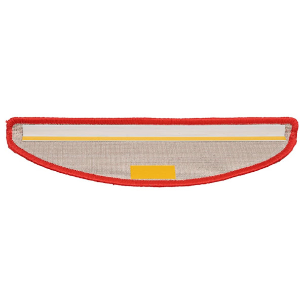 Tapetes de escada 30 pcs 56x17x3 cm vermelho M 4