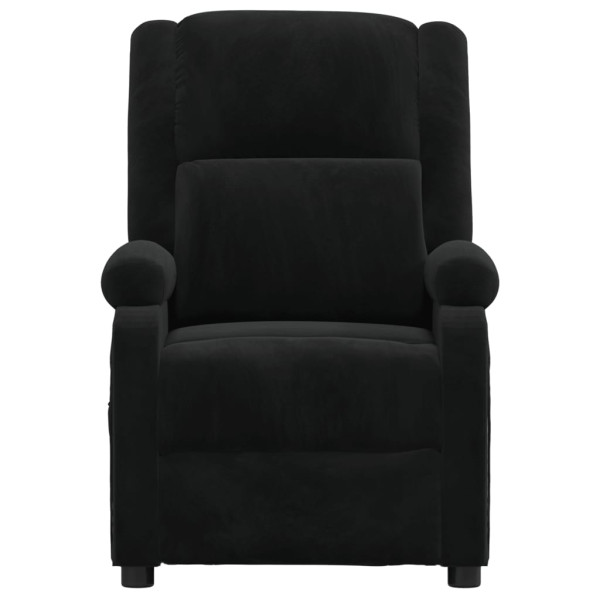 Sillón de masaje de terciopelo negro M 3