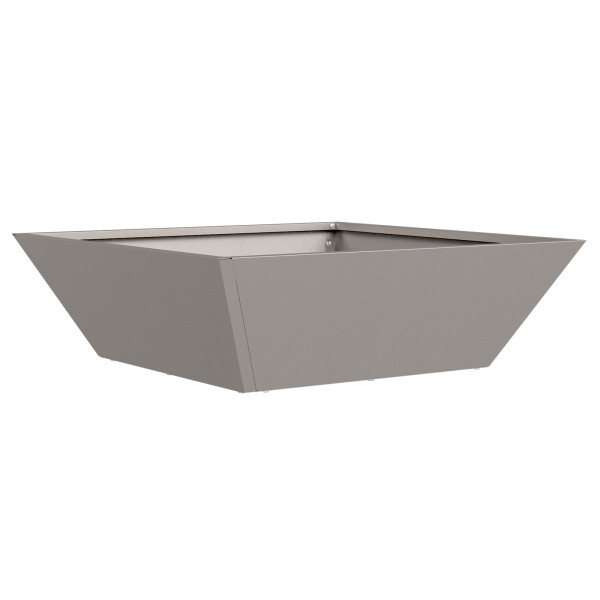 Plantador tipo Bowl para Jardim 50x50x15 cm de Aço Envelhecido. M 3