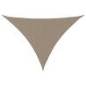 Toldo de vela triangular tela Oxford gris taupe 4x5x6.4 m 2