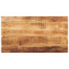 Tablero de mesa rectangular madera mango rugosa 100x50x3.8 cm 1